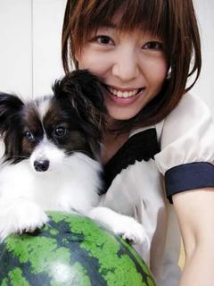 チロとスイカと。