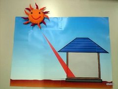 光が差し込んでいます。