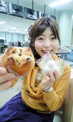 こんなに素敵なパンも焼いてくれました!