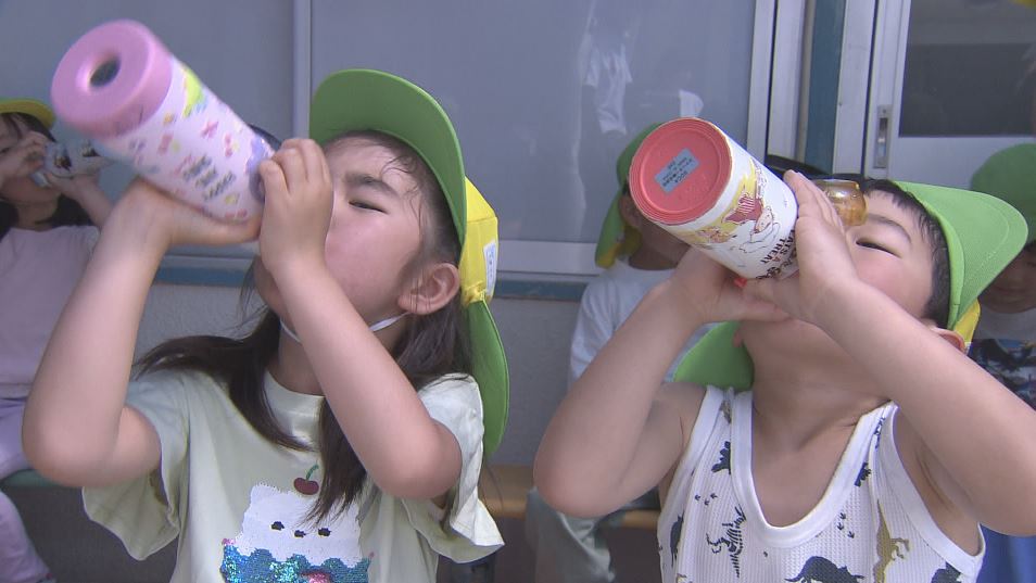 「真夏並みの暑さ」保育園では熱中症対策しながら運動会　松本は35℃の猛暑日予想　長野33℃　諏訪、飯田31℃　軽井沢30℃　各地で平年を7℃から11℃上回る暑さに