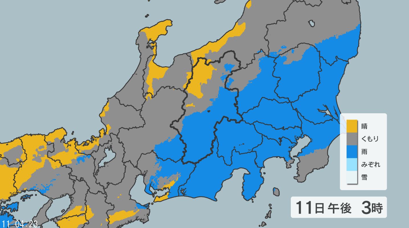 昼過ぎにかけ雷を伴った強い雨の降るところも　長野県南部では土砂災害に十分注意を