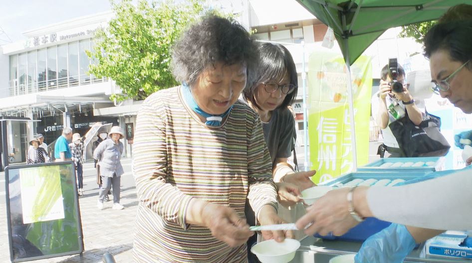 「貴重なお米、食べられるのは幸せ」信州産米を食べ比べ　JAが農産物をPR　高原野菜はいよいよ出荷が本格化