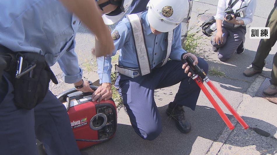 震度6強の地震を想定　「防災の日」警察署で災害対応訓練　「大規模災害はいつ起こるか分からない、的確に対処能力の向上を図りたい」