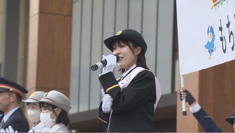 長野出身声優・降幡愛さん　一日鉄道警察隊長に　「何が好き～？」で鉄道の安全安心を呼びかけ