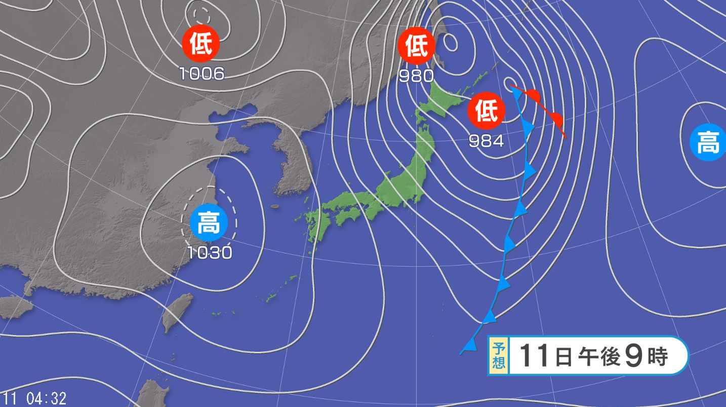 【大雪情報】北日本から西日本の日本海側では大雪となる所がある見込み　東北80センチ、北陸・東海70センチ、関東甲信60センチなど　24時間予想降雪量（12日午後6時まで 多い所で）