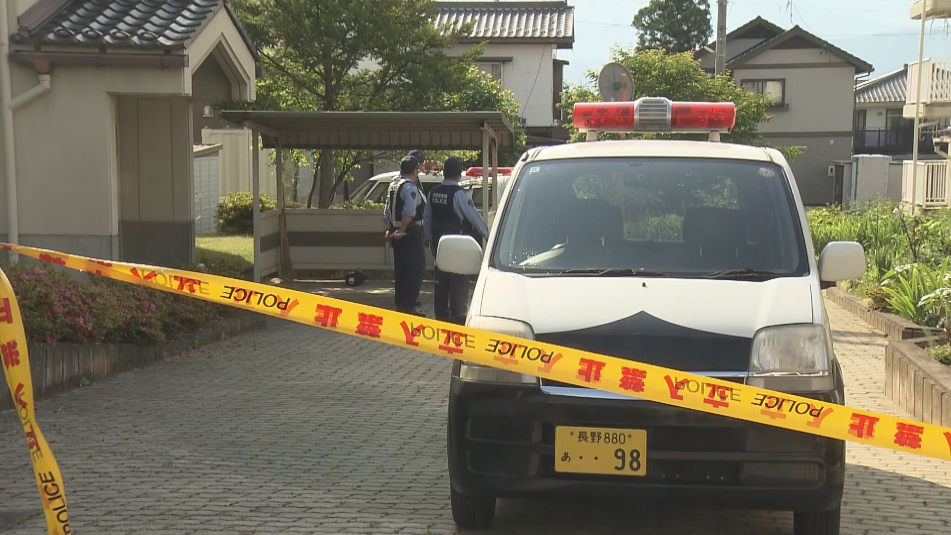 83歳妻を殺害　89歳男を逮捕　無理心中を図ったか　殺人の疑い　訪ねてきた息子が遺体を発見　男も自傷したとみられるけが　長野・須坂市