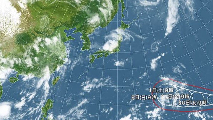 【台風情報】台風13号の今後の進路予想は　31日には「猛烈な勢力」にまで発達する見込み　8月1日には勢力を維持したまま南鳥島近海に達する見込み