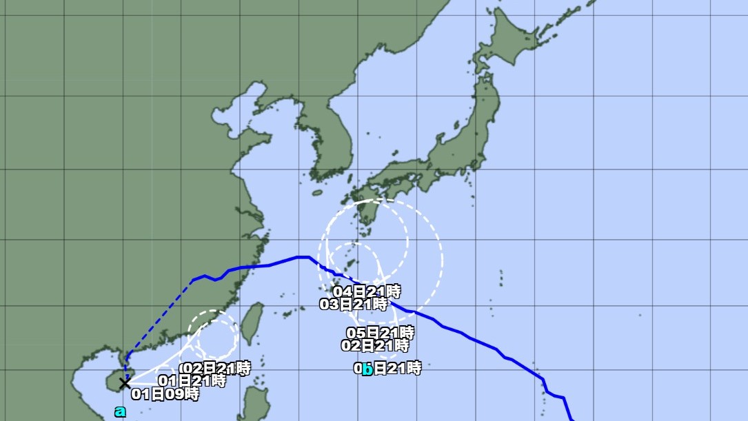 【台風情報】熱帯低気圧“台風のたまご”が日本周辺に2つ　24時間以内に台風に発達する可能性　今後の進路予想は