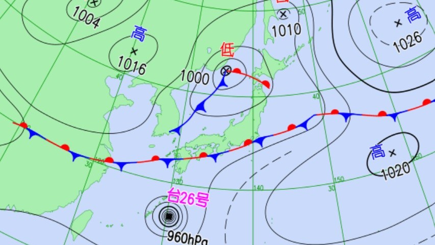 【台風情報】台風26号の今後の進路予想　非常に強い勢力で28日にかけて沖縄地方に接近する見込み　高波に警戒、強風、土砂災害、低い土地の浸水、河川の増水に注意・警戒